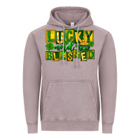 Vintage Zinc St Patricks Day Lucky And Blessed Vintage Hoodie - FaDigitalArtStudio