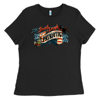 Black I'm not drunk I'm patriotic 4th of july Ladies Tee - HowdyJamesFarm