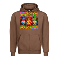 Chestnut autism gnomes Zipper Hoodie - AdoDesignShop