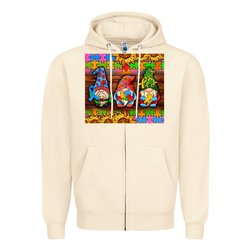 Autism Gnomes Zipper Hoodie by AdoDesignShop | Teevron