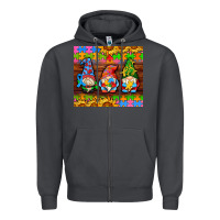 Smoke autism gnomes Zipper Hoodie - AdoDesignShop