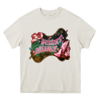 Cream Desert dreamer Cowgirl boots hat Heavy Core Tee - HowdyJamesFarm