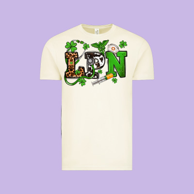 St. Patrick's Day Lpn Vintage Tee Designed By Oliviacreatesart