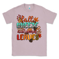 Lilac fall breeze and autumn leaves Classic Tee - CowGirlArtShop