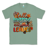 Sage fall breeze and autumn leaves Classic Tee - CowGirlArtShop