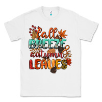 White fall breeze and autumn leaves Classic Tee - CowGirlArtShop