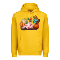 Lemon Hello fall pig Premium Hoodie - RanaPortraitStore