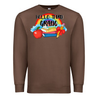 Chestnut back to school hello third grade 3200x2400 Premium Sweatshirt - AdoDesignShop