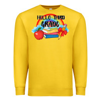 Lemon back to school hello third grade 3200x2400 Premium Sweatshirt - AdoDesignShop