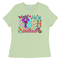 Matcha He is risen indeed Happy Easter Day Ladies Tee - HowdyJamesFarm