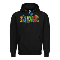 Black autism coffee cup with sunflower Zipper Hoodie - AdoDesignShop