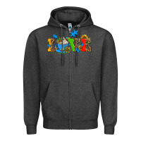 Charcoal Heather autism coffee cup with sunflower Zipper Hoodie - AdoDesignShop
