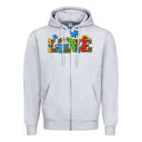 Heather Grey autism coffee cup with sunflower Zipper Hoodie - AdoDesignShop