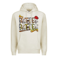 Oatmeal Heather hey batter batter swing Premium Hoodie - SublimationCraftShop