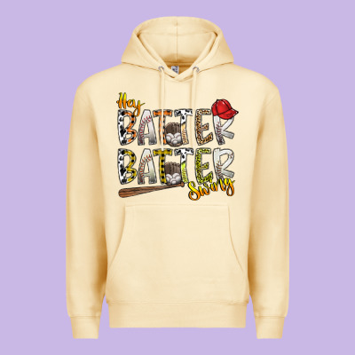 Hey Batter Batter Swing Premium Hoodie Designed By Sublimationcraftshop