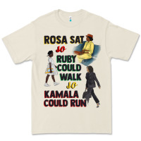 Rosa Sat So Ruby Could Walk So Kamala Could Run Juneteenth Premium Tee | Teevron