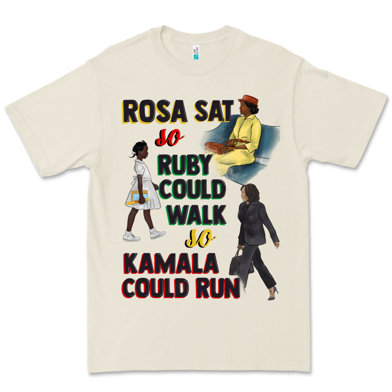 Rosa Sat So Ruby Could Walk So Kamala Could Run Juneteenth Premium Tee by CowGirlArtShop | Teevron