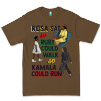 Cacao rosa sat so ruby could walk so kamala could run juneteenth Premium Tee - CowGirlArtShop