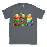Charcoal Heather hello summer Classic Tee - Artiststas