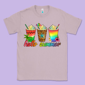 Hello Summer Classic Tee Designed By Artiststas