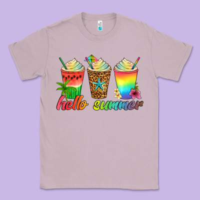 Hello Summer Classic Tee Designed By Artiststas