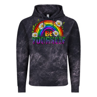 Cloud Black Be Yourself Pride Lgbtq Vintage Hoodie - BundleAndBundleShop