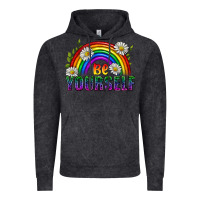 Vintage Black Be Yourself Pride Lgbtq Vintage Hoodie - BundleAndBundleShop