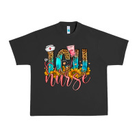 Pigment Black Western ICU Intensive Care Unit Nurse Urban Heavy Tee - FaDigitalArtStudio