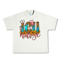 Pistachio Western ICU Intensive Care Unit Nurse Urban Heavy Tee - FaDigitalArtStudio