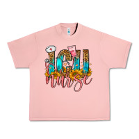 Salmon Western ICU Intensive Care Unit Nurse Urban Heavy Tee - FaDigitalArtStudio