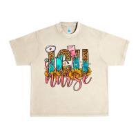 Sandshell Western ICU Intensive Care Unit Nurse Urban Heavy Tee - FaDigitalArtStudio