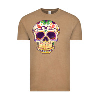 Vintage Coffee Cinco de mayo skull Vintage Tee - FaDigitalArtStudio