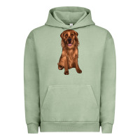 Pigment Oil Green labrador Urban Hoodie - JahusDesignShop