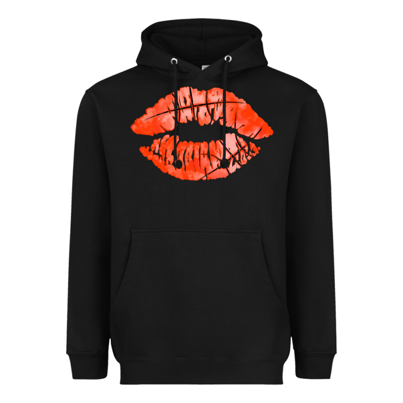 Basketball Lips Heavyweight Hoodie by AdoDesignShop | Teevron