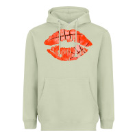Matcha basketball lips Heavyweight Hoodie - AdoDesignShop