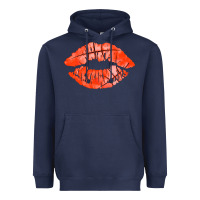 Navy basketball lips Heavyweight Hoodie - AdoDesignShop
