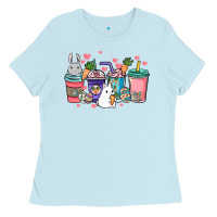 Baby Blue Easter Day coffee drink Ladies Tee - HowdyJamesFarm