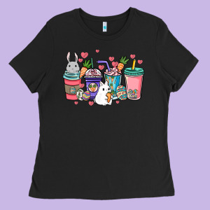 Easter Day Coffee Drink Ladies Tee Designed By Howdyjamesfarm
