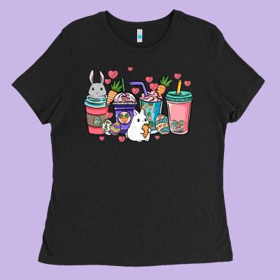 Easter Day Coffee Drink Ladies Tee Designed By Howdyjamesfarm
