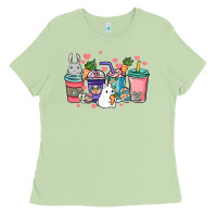 Matcha Easter Day coffee drink Ladies Tee - HowdyJamesFarm