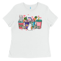 White Easter Day coffee drink Ladies Tee - HowdyJamesFarm