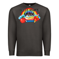 Smoke back to school hello fourth grade 3200x2400 Premium Sweatshirt - AdoDesignShop
