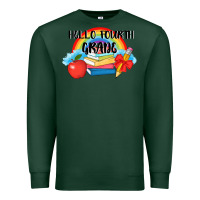 Sports Green back to school hello fourth grade 3200x2400 Premium Sweatshirt - AdoDesignShop