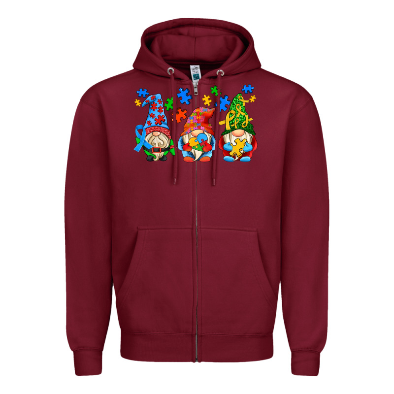 Autism Gnomes Zipper Hoodie by AdoDesignShop | Teevron