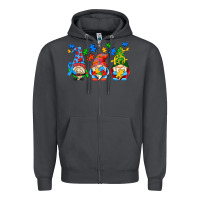 Smoke autism gnomes Zipper Hoodie - AdoDesignShop