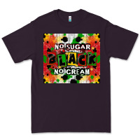 Plum no sugar no cream black tumbler Premium Tee - CowGirlArtShop
