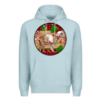 Blue Mist Nubian Goat Christmas Premium Hoodie - LillyAllenDesigns