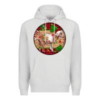 Dove Grey Nubian Goat Christmas Premium Hoodie - LillyAllenDesigns