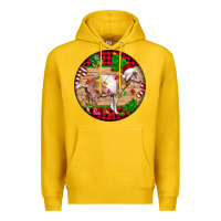 Lemon Nubian Goat Christmas Premium Hoodie - LillyAllenDesigns