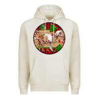 Oatmeal Heather Nubian Goat Christmas Premium Hoodie - LillyAllenDesigns